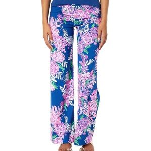 Lilly Pulitzer Bal Harbour Pala Oyster Bay Navy Ruffle Your Feathers Size Small